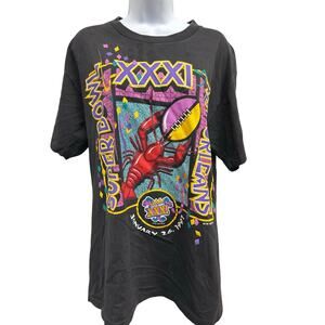 peter Vintage LOGO 7 Super Bow Orleans Superdome T-Shirt Size Me